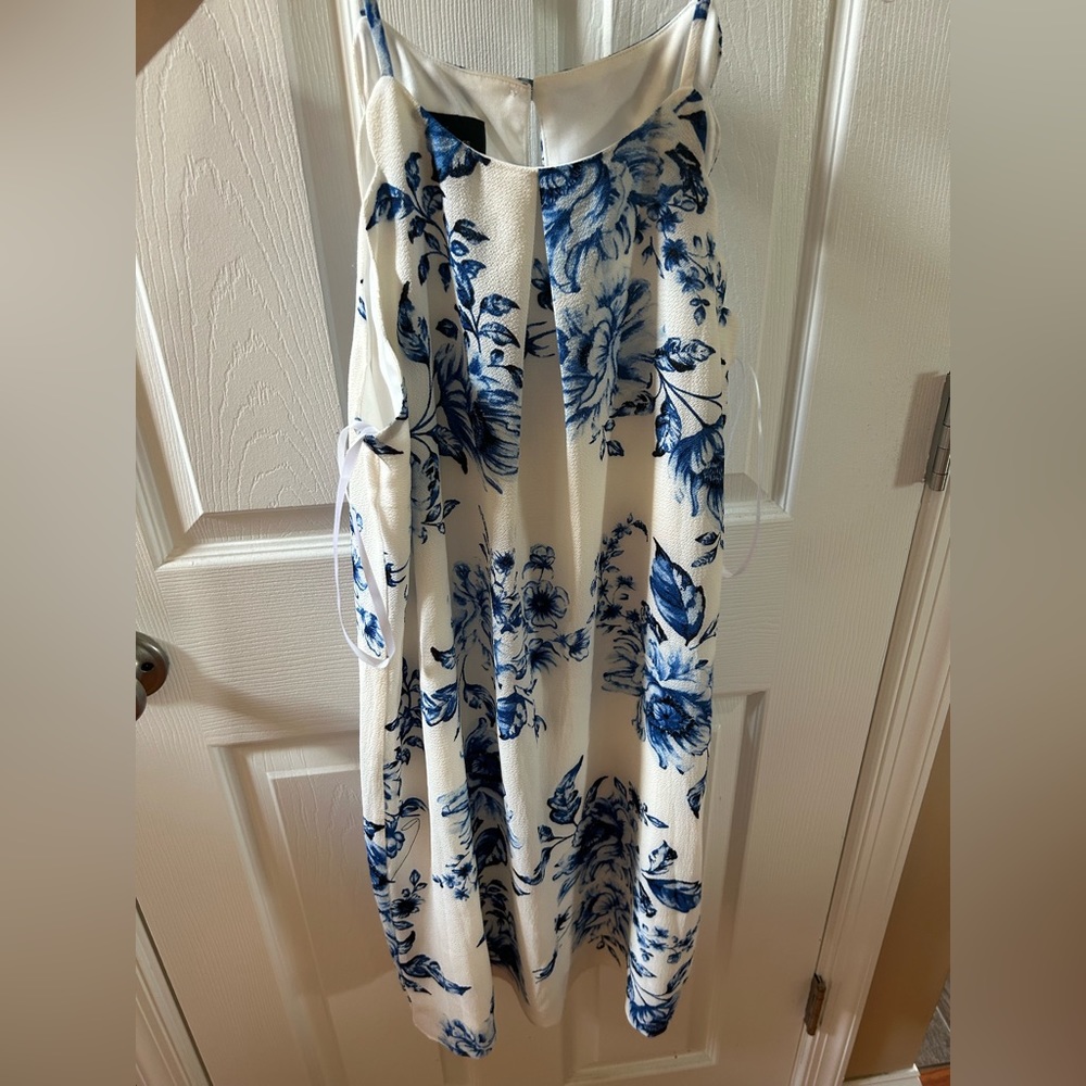 BCX Floral Scalloped Dress